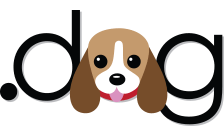 dog domain extension logo