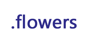 flowers domain extension logo