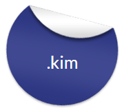 kim domain extension logo