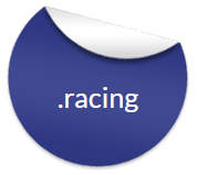 racing Доменное имя extension logo
