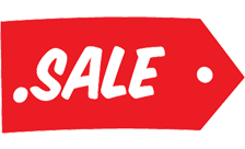 sale domain extension logo