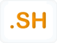 sh domain extension logo