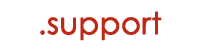 support domain extension logo