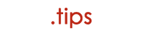 tips domain extension logo