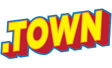 town domain extension logo
