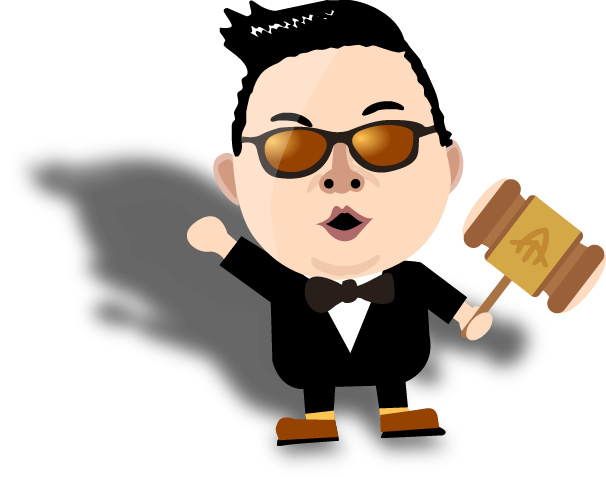 Premium Domain Marketplace Character Illustration