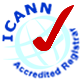ICANN Accredited Domain Registrar Logo