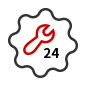 24/7 technical support icon